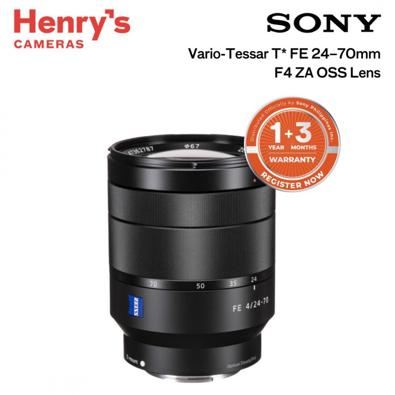 Sony Vario-Tessar® T* FE 24–70 mm F/4 ZA OSS Wide Sony Vario-Tessar® T* FE 24–70 mm F/4 ZA OSS Wide